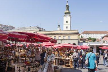 Dolac market, zagreb, Hırvatistan