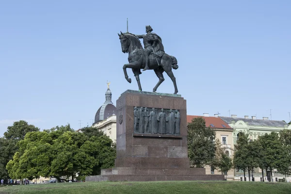 Estatua de Spomenik kralju Tomislavu — Foto de Stock