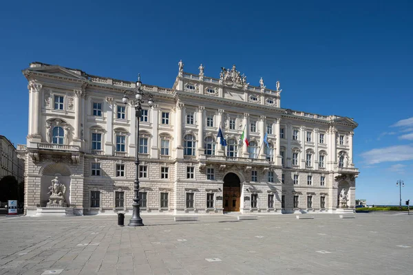 Trieste, İtalya. 3 Mayıs 2021. Friuli Venezia Giulia bölgesinin saray merkezi.