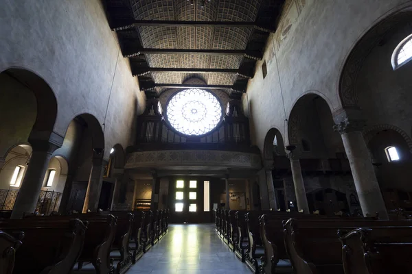 Triest Włochy Maja 2021 Wnętrze Katedry San Giusto — Zdjęcie stockowe