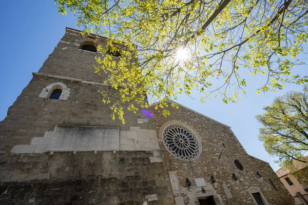 トリエステ イタリア 2021年5月3日 ジュスト大聖堂の外観 — ストック写真