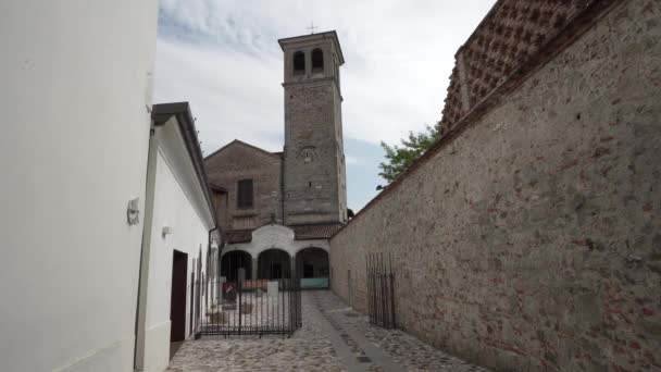 Cividale Del Friuli Olaszország 2021 Május Santa Maria Kolostor Valle — Stock videók