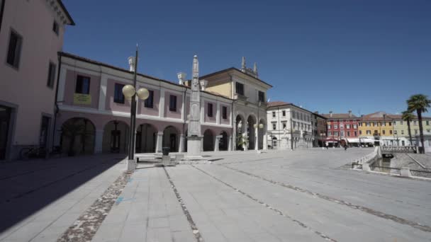 Palmanova Italy May 2021 External View Town Hall Building — Stock Video