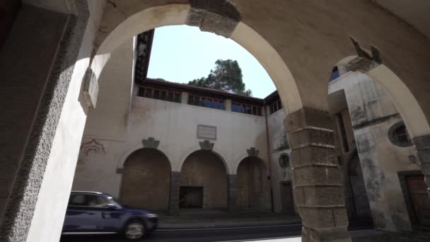 Пальманова Італія Травня 2021 Року Погляд Склад Старовинних Міських Брам — стокове відео
