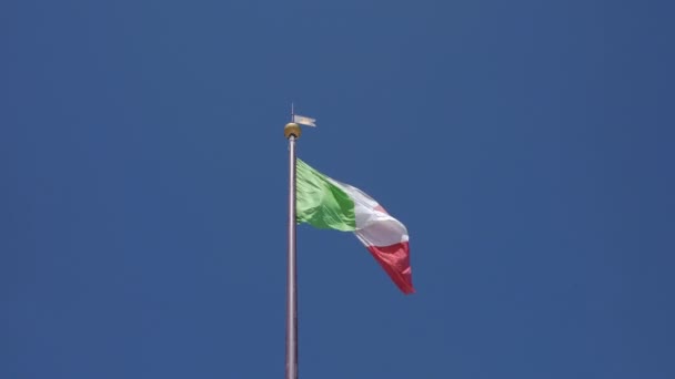 Włoska Flaga Macha — Wideo stockowe