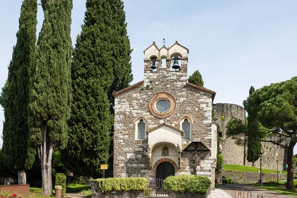 Gorizia Olaszország 2021 Május Szentlélek Kápolnája 1398 Ban Épült Várdombon — Stock Fotó