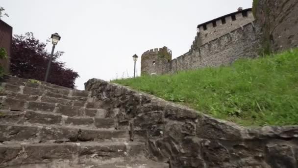 Gorizia Italië Mei 2021 Het Panoramische Uitzicht Het Kasteel Heuvel — Stockvideo