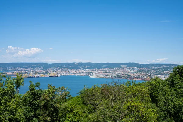 Trieste Italia Junio 2021 Vista Panorámica Ciudad — Foto de Stock