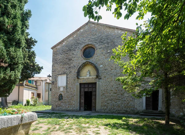 Muggia Italien Juni 2021 Die Außenansicht Der Kirche Franziskus — Stockfoto