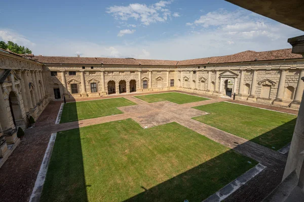 Mantua Italy July 2021 View Inner Courtyard Palace — Stock Photo, Image