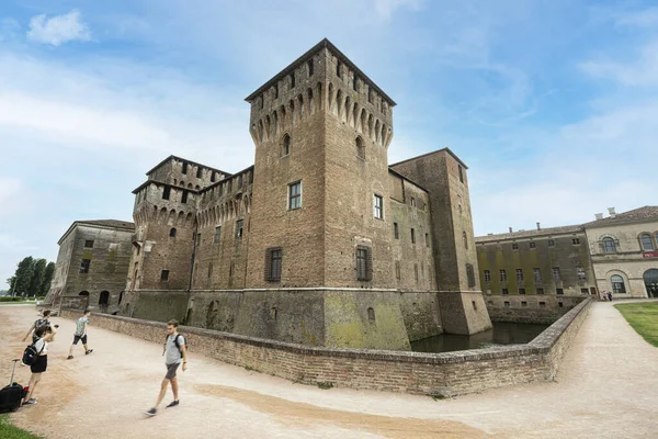 Mantua Olaszország Július 2021 Panorámás Kilátás Nyílik Vár San Giorgio — Stock Fotó