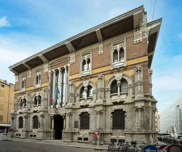 Mantua Italia Julio 2021 Edificio Cámara Comercio Centro Ciudad — Foto de Stock