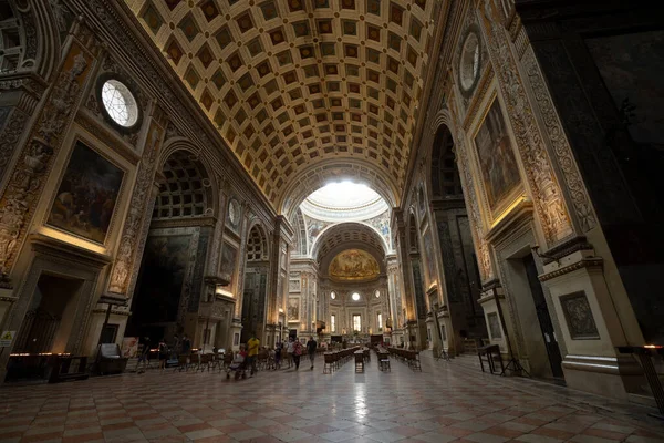 Mantua Italia Julio 2021 Vista Del Interior Basílica Sant Andrea — Foto de Stock