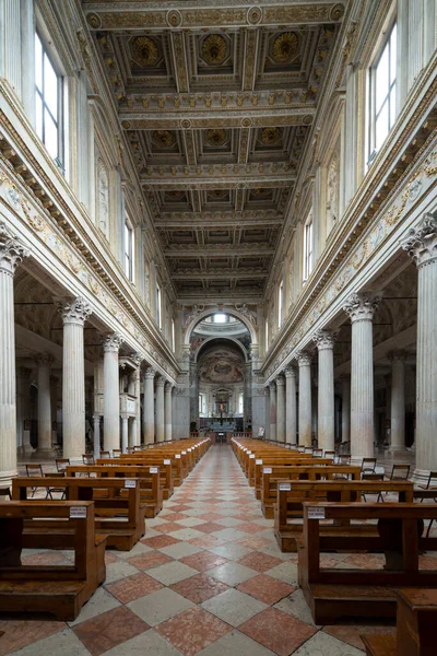 Mantua Italia Julio 2021 Vista Interior Catedral San Pedro Centro — Foto de Stock