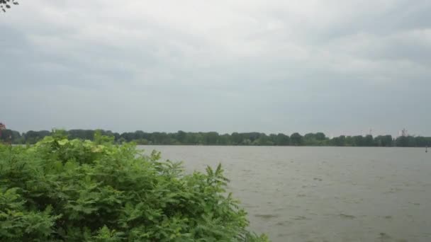 Mantua Italy July 2021 View Lower Lake Mincio River Marani — Stock Video