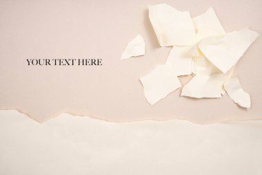 Bazı yırtık kağıt şeritleriyle oluşturulmuş bir arkaplan