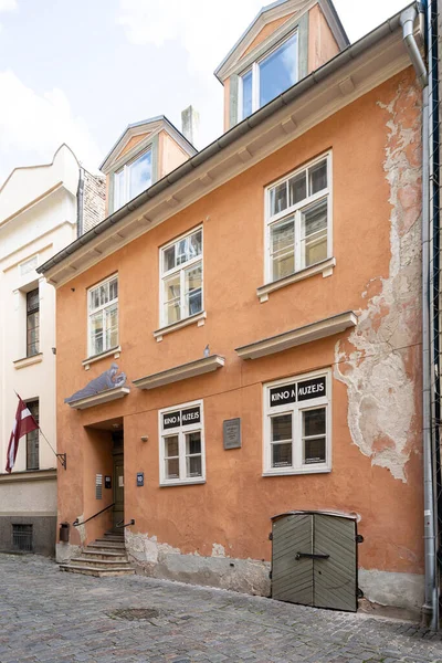 Riga Latvia August 2021 Exterior View Kino Museum City Center — Stock Photo, Image