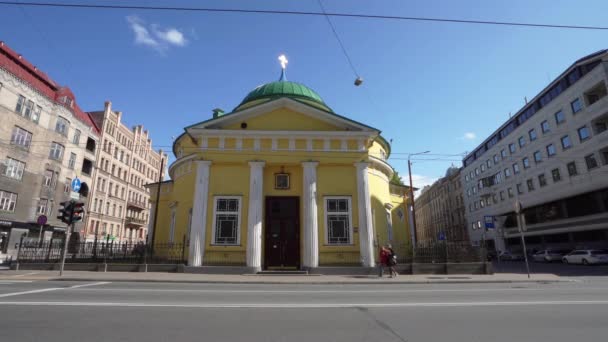 Riga Letonia Agosto 2021 Puerta Entrada Gueto Riga Museo Del — Vídeo de stock