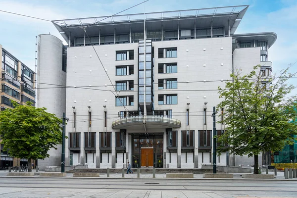 ノルウェーのオスロ 2021年9月中心部のオスロ地方裁判所の屋外ビュー — ストック写真