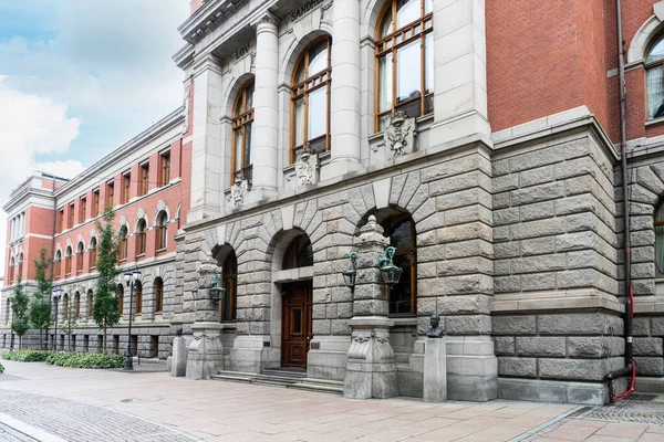 ノルウェーのオスロ 2021年9月外観ノルウェー最高裁判所市内中心部の建物 — ストック写真