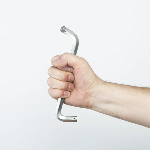 Шестигранный гаечный ключ — стоковое фото