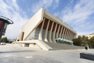 Bakü, Azerbaycan. 10 Ekim 2025. Heydar Aliyev Sarayı şehir merkezinde