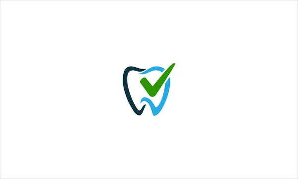 의료용 치과의 아이콘 Dentalcare Logo Vector Design Template — 스톡 벡터
