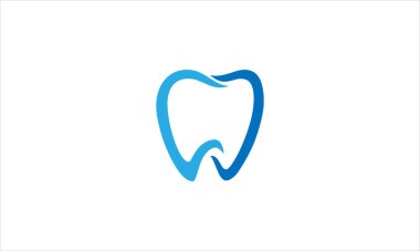 Diş logosu Şablon vektör çizim simgesi tasarımı