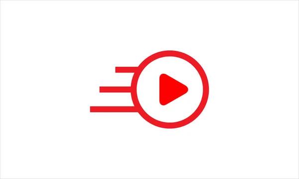 Plantilla Diseño Logotipo Fast Play Ideal Para Emblema Empresa Ilustración — Vector de stock