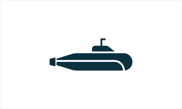 Στρατιωτικό Υποβρύχιο Εικονίδιο Απλή Απεικόνιση Του Στρατιωτικού Σχεδιασμού Εικονιδίου Υποβρυχίου — Διανυσματικό Αρχείο