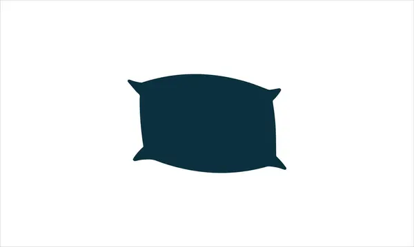 Μαύρο Εικονίδιο Pillow Πρότυπο Διάνυσμα Εικονογράφησης Λογότυπου Σχεδιασμού — Διανυσματικό Αρχείο