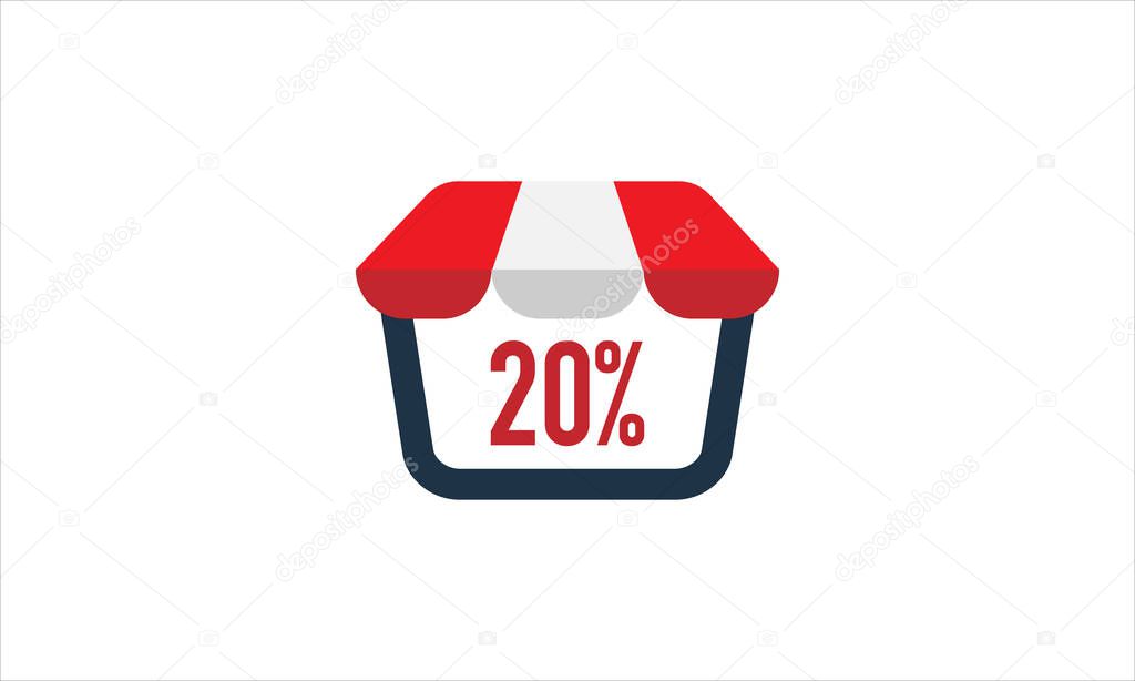 20 percent off on shopping  store window with red and white window shade tent  icon  logo design 20 percent off on shopping  store window with red and white window shade tent  icon  logo design 20 percent off on shopping  store window with red and wh