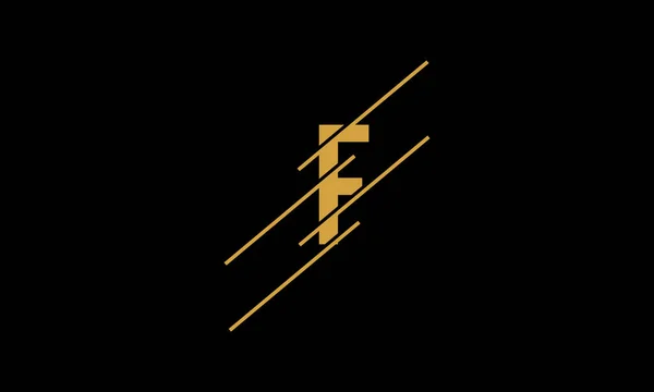 Letter Technologie Logo Met Diagonale Lijnen Voor Snelle Tech Concept — Stockvector