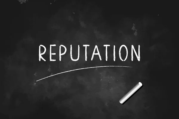 Reputation 아이콘 디자인 일러스트에 — 스톡 벡터