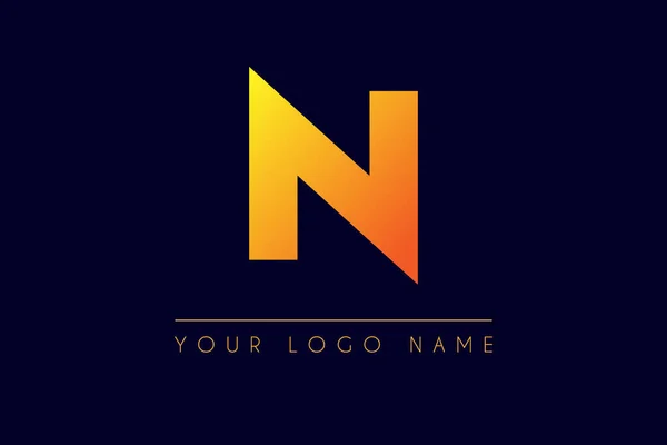 Initial Letter Font Gradient Color Icon Logo Design Vector Illustration — Stock Vector