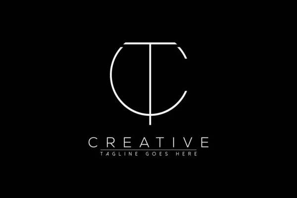 Літера Cent Векторний Логотип Дизайн Creative Modern Trendy Типографія Логотип — стоковий вектор