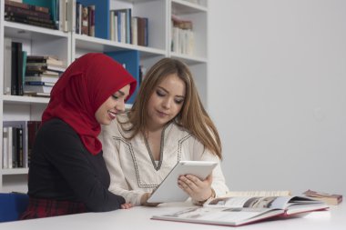 Üniversitesi Kütüphanesi'nde okuyan öğrencilerin grup