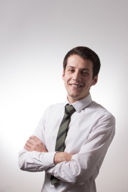 yakışıklı genç işadamı