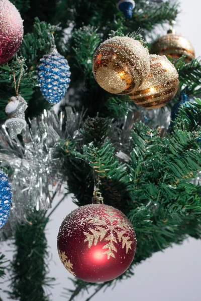 Christmas tree decorated — Stock Photo, Image