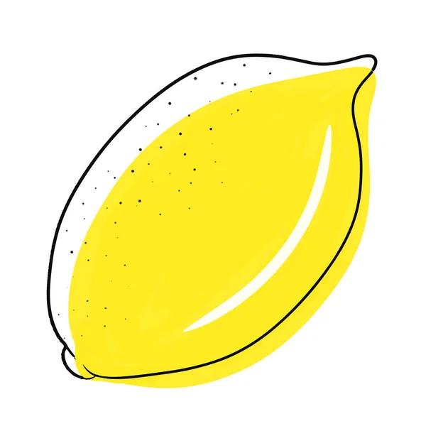 Diagram. Fruktcitron. Vektorillustration — Stock vektor