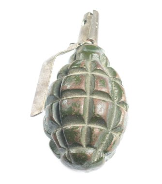 Isolated hand grenade clipart