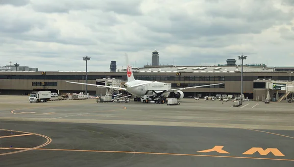 Narita Japan May 2018 Narita International Airport View Airplane Parking — 图库照片