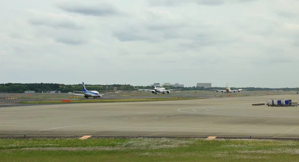 Narita Japão Maio 2018 Narita International Airport View Airplane Taxi — Fotografia de Stock