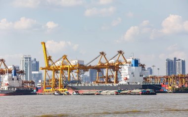 Asyalı liman ve küresel ticareti modernize eden konteynır terminali