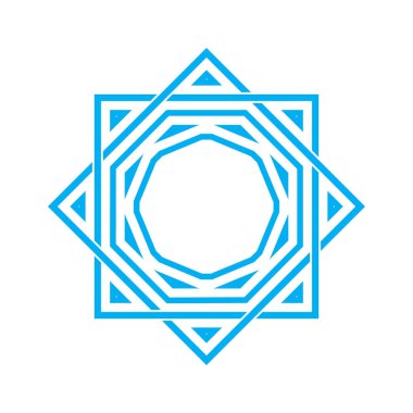 Geometrik süs koleksiyonunu ayarla 