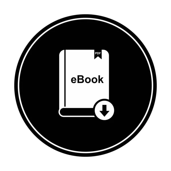 Ebook Λήψη Εικονίδιο Επισήμανση Social Media — Διανυσματικό Αρχείο