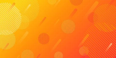 Soyut modern arkaplan gradyan rengi. Sarı ve kırmızı gradyan, dinamik çember soyut. Poster kapağı tasarımı için Bg dokusu.