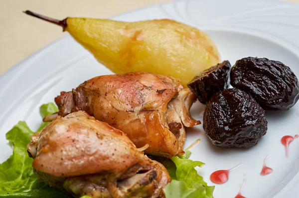 Partridge roasted — Stock Photo, Image