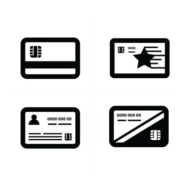 Siyah ve beyaz kredi kartı