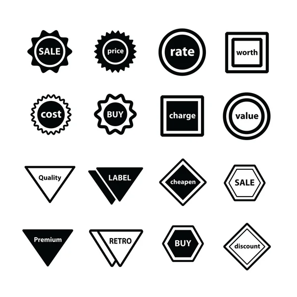 Vector de diseño de etiquetas — Archivo Imágenes Vectoriales